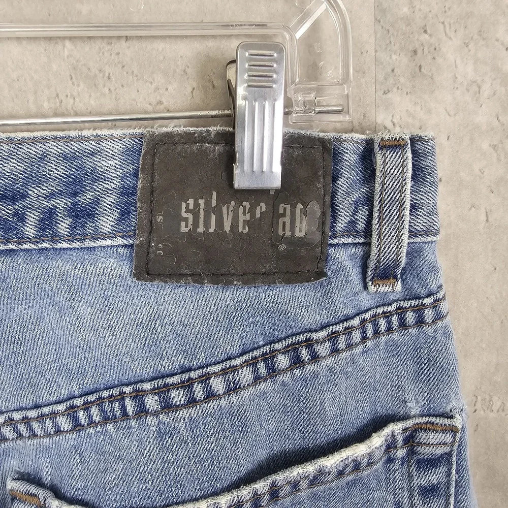 Y2K 2000 Levi's SilverTab Straight + Loose Jeans‎ W31 L28 Light Wash USA